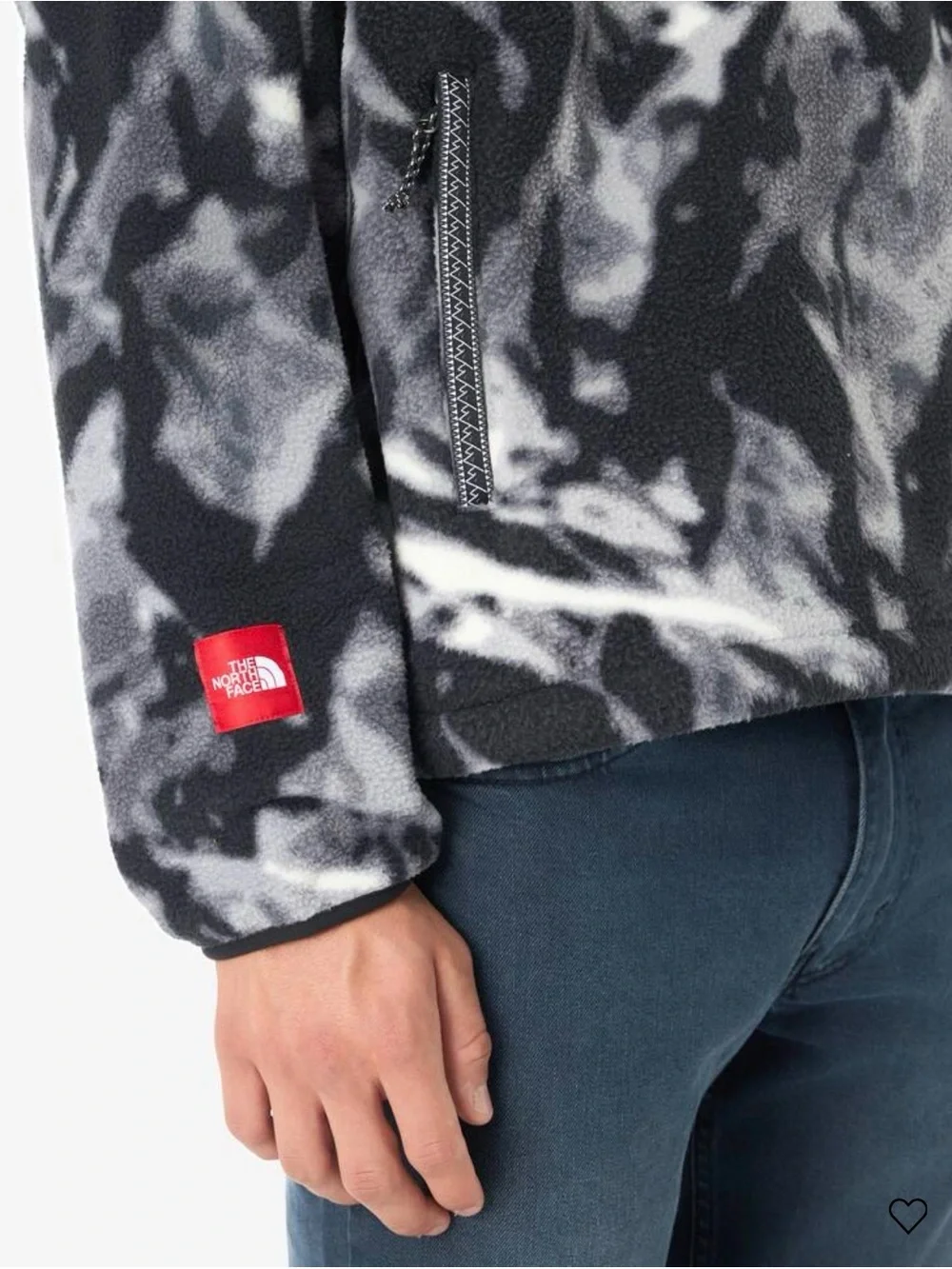The North Face men's size large pullover black fleeski quarter zip fleece jacket